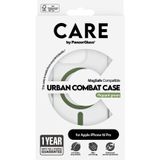 CARE by PanzerGlass® Flagship Case Transparent Urban Combat Grün MagSafe für iPhone 16 Pro