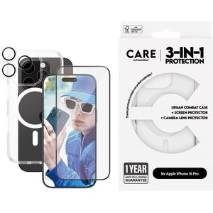PanzerGlass CARE Flagship 3-in-1 iPhone 16 Pro