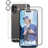 CARE by PanzerGlass® Flagship 3-in-1 Schutzset für iPhone 16