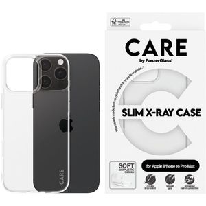 CARE by PanzerGlass® Fashionable Case Transparent X-Ray Soft Basic für iPhone 16 Pro Max