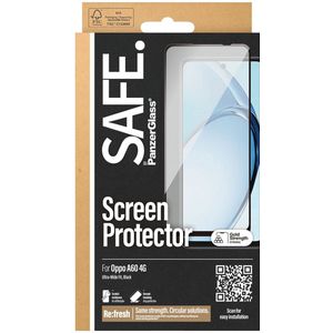 PanzerGlass - SAFE Ultra-Wide Fit - Screenprotector - voor Oppo A60 - Gold Strength Glas