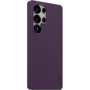PanzerGlass CARE by ® Fashionable Case Plum Purple w. Qi Compatible Samsung Galaxy S25 Ultra mobiele telefoon behuizingen Hoes Paars