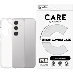 CARE by PanzerGlass - Flagship Case Transparent Urban Combat w. Clear Frame Samsung Galaxy S 2025