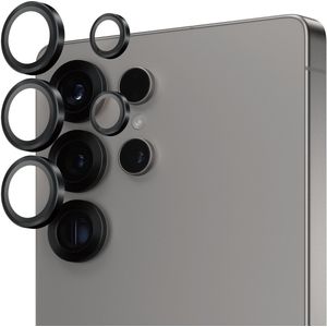 PanzerGlass Camera Protector Hoops voor de Samsung Galaxy S25 Ultra - Zwart
