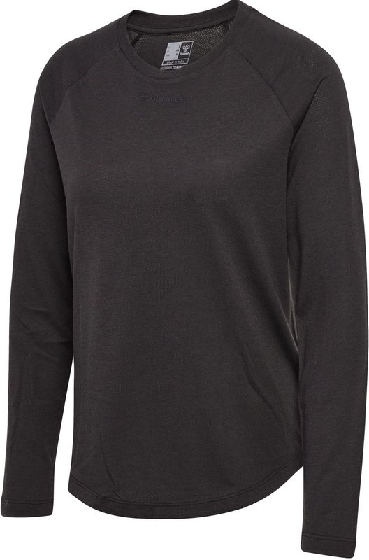 Hummel - MT VANJA T-Shirt - Langemouwen - Zwart - Gerecycled Mesh