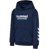 HUMMEL - Logo Hoodie - Dress Blues - Zachte Stof