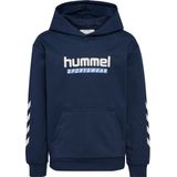 HUMMEL - Logo Hoodie - Dress Blues - Zachte Stof