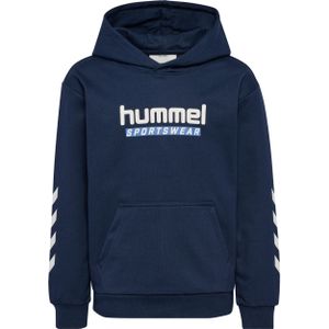 HUMMEL - Logo Hoodie - Dress Blues - Zachte Stof