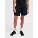 Hummel - Pulse - Workout Shorts - Zwart - Lichtgewicht en Ademend Materiaal