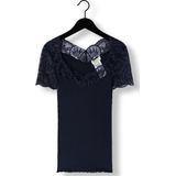 Rosemunde - Beatha Capsleeve - Top - Donkerblauw
