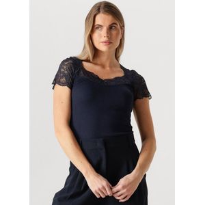Rosemunde - Beatha Capsleeve - Top - Donkerblauw