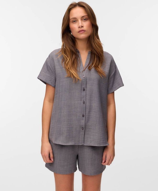 VERO MODA - MELANEY QUEENY - Blouse - Antraciet