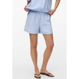 Vero Moda - Korte Broek - Chambray Blue Melange - 100% Polyester