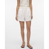 Vero Moda - Vmmelaney - Korte Broek - Off-White - 100% Lenzing Ecovero Viscose