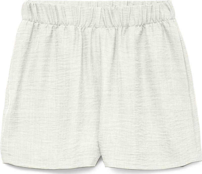 Vero Moda - Vmmelaney - Korte Broek - Off-White - 100% Lenzing Ecovero Viscose