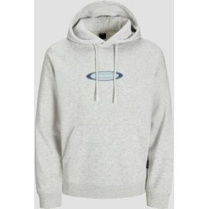 JACK & JONES Heren Jcopacer Logo Print Sweat Hood, lichtgrijs gem., XL