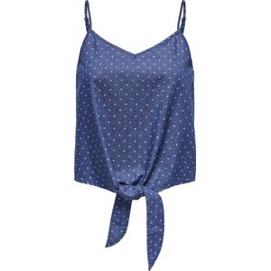 Onlnova - Top - Mouwloos - V-Hals - Geknoopt Detail - Regular Fit