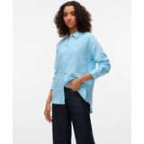 Shirt - Lichtblauw - 80% Katoen, 20% Gerecycled Katoen - Lange Mouwen