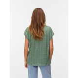 VERO MODA - VMMAYA AVA - T-shirt - Riet - Gerecycled Materiaal