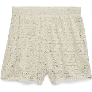 VERO MODA - VMMAYA - Korte Broek - Beige - Regular Fit - Hoge Taille