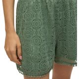Vero Moda - VMMAYA HW SHORT - Korte Broeken - Hedge Green - Regular Fit