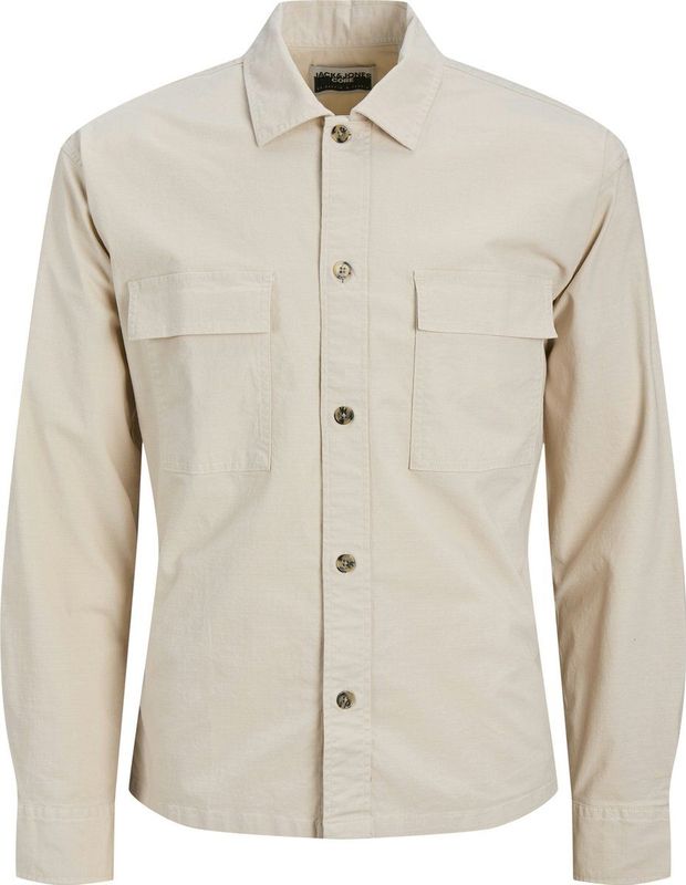 Overshirt - Koper - Keperstof - Lange Mouwen - Relaxed Fit