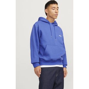 Jack & Jones - Beaucoup Blue - Sweater - Katoen/Polyester - Regular Fit