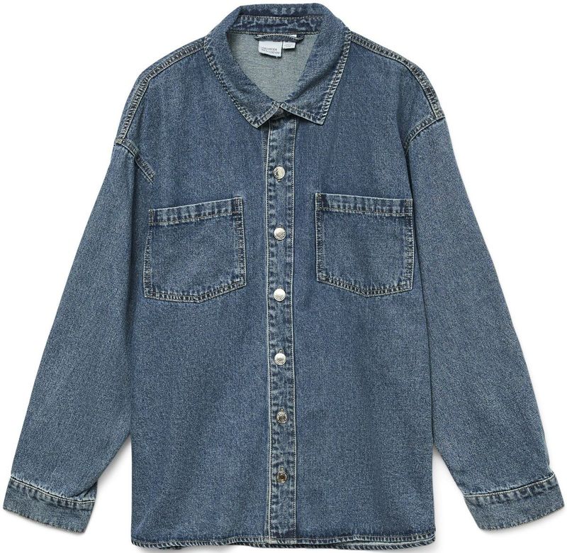 Vmjennie - Denim Overhemd - Oversized - Lange Mouwen - Relaxed Fit