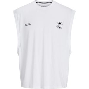 Jack & Jones - Core - Tanktop - Wit - Losse Pasvorm - Ronde Hals