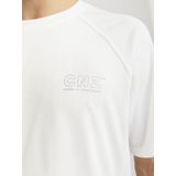 JACK & JONES Jcocnz Noos T-shirt - Wit - Katoen - 1 stuk