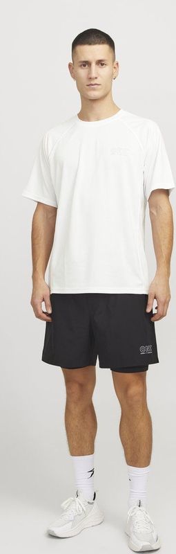 JACK & JONES Jcocnz Noos T-shirt - Wit - Katoen - 1 stuk