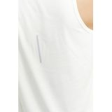 T-shirt - Effen - Jersey - Mouwloos - Normale Pasvorm