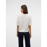 Vmsilje - Gebreide Pullover - O-hals - 2/4 Mouwen - Oversized Fit