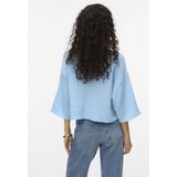 Vero Moda - VMNATALI CROP SHIRT WVN NOOS - Overhemdblouse - Airy blue