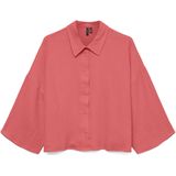 Basics - Blouse - Wit - Katoen - 3/4 Mouwen
