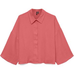 Basics - Blouse - Wit - Katoen - 3/4 Mouwen