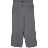 Harembroek - Zwart - Polyester - High Waist Met Strikkoord