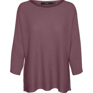 Vero Moda - Nora - Gebreide Trui - Blauw - 63% Polyester, 34% Viscose, 3% Wol