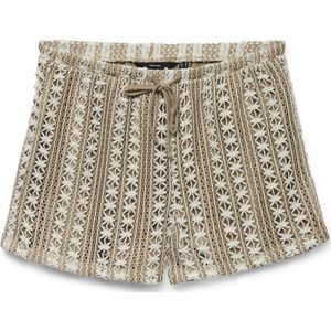 Vero Moda - Vmohio Hw Shorts - Korte Broek - Silver Mink/Snow White - Dames
