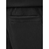 Korte Broeken - Losvallende Shorts - Zwart - Geweven Stof