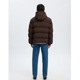 Doorgestikte Gewatteerde Jas - Waterafstotend - Afneembare Capuchon - Regular-fit