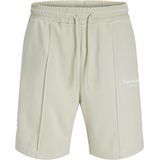 Sweatstof Shorts - Zwart - Elastische Tailleband - Trekkoord