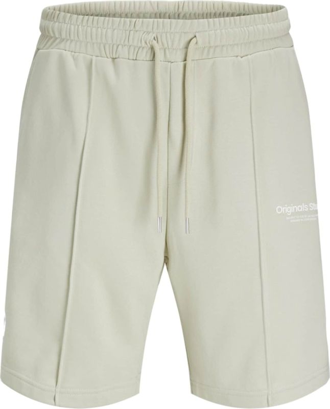 Sweatstof Shorts - Zwart - Elastische Tailleband - Trekkoord