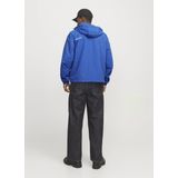 College Jacket - Licht Gevoerd - Zwart - Geribbelde Kraag - Normale Pasvorm