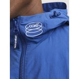 College Jacket - Licht Gevoerd - Zwart - Geribbelde Kraag - Normale Pasvorm