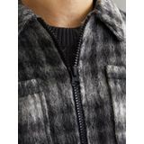 Jack & Jones - Tussenjas - Grijs - Geruit - Losse Pasvorm