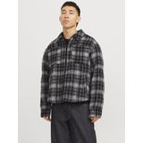 Jack & Jones - Tussenjas - Grijs - Geruit - Losse Pasvorm