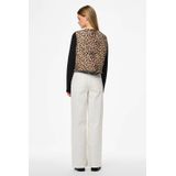PIECES - Mouwloos Vest - Luipaardprint - Viscose