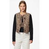 PIECES - Mouwloos Vest - Luipaardprint - Viscose