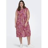 Carnova - Lange Jurk - Viscose - Midi-lengte - Mouwloos - V-Hals